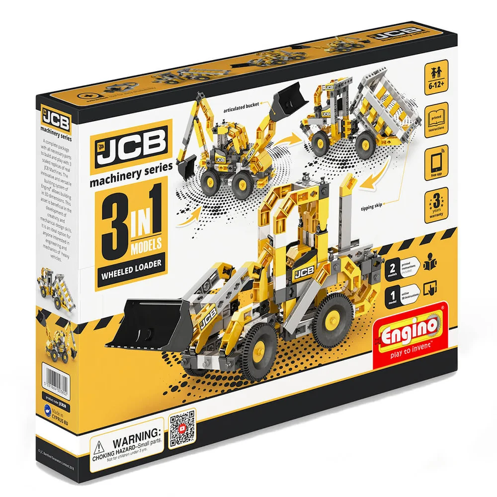 Engino JCB Tractor Loader Afbeelding 1