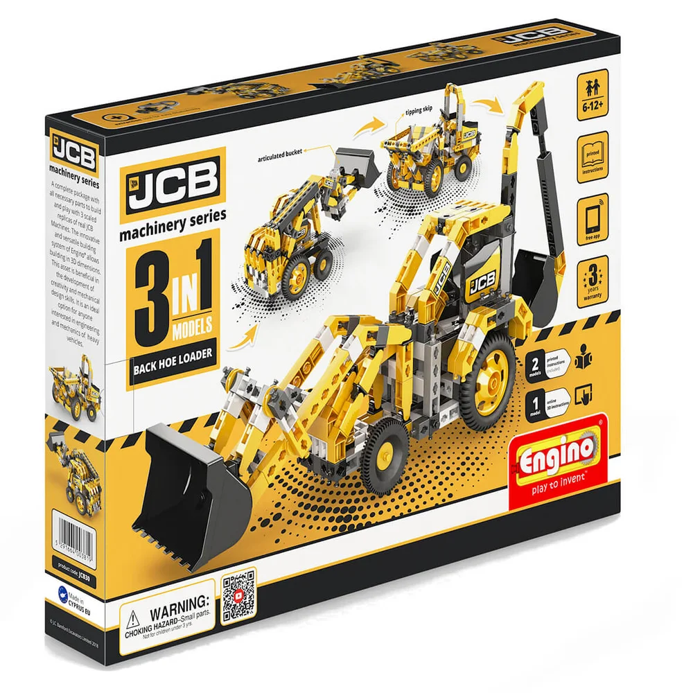 Engino JCB Back Hoe Loader Afbeelding 1