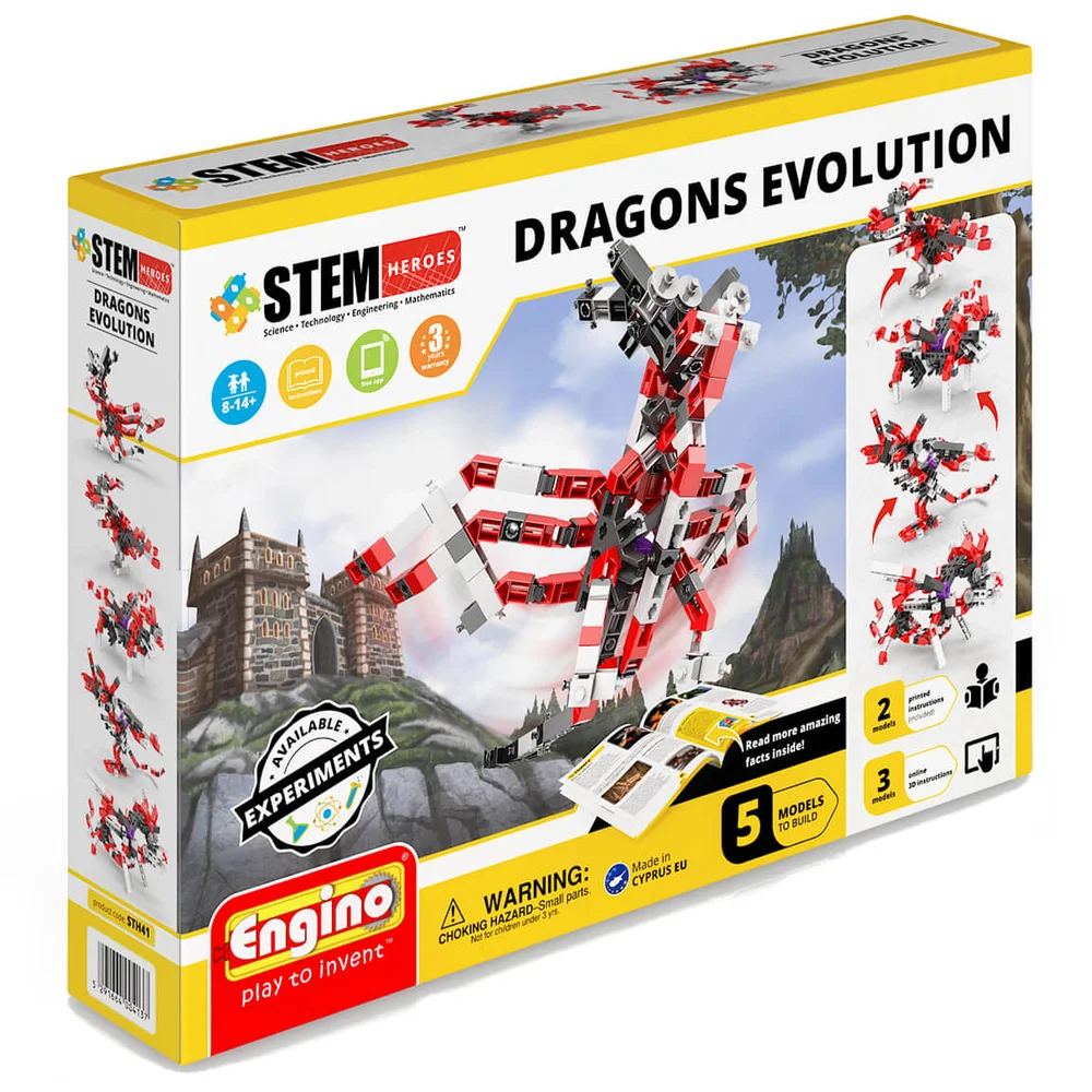 Engino Stem Heroes Dragons Evolution Afbeelding 1