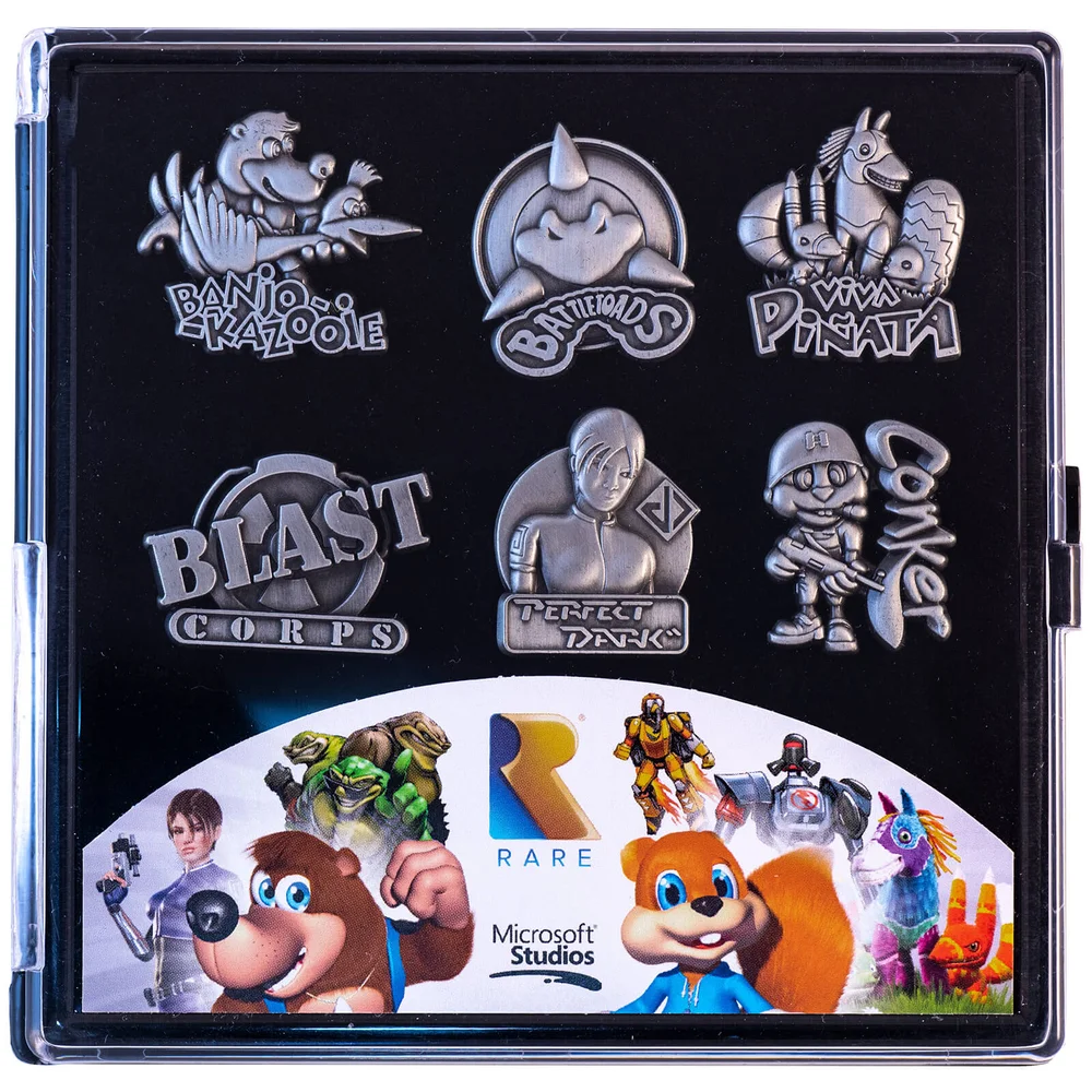 Rare Heritage Gaming Pin Badge Limited Edition Set Afbeelding 1