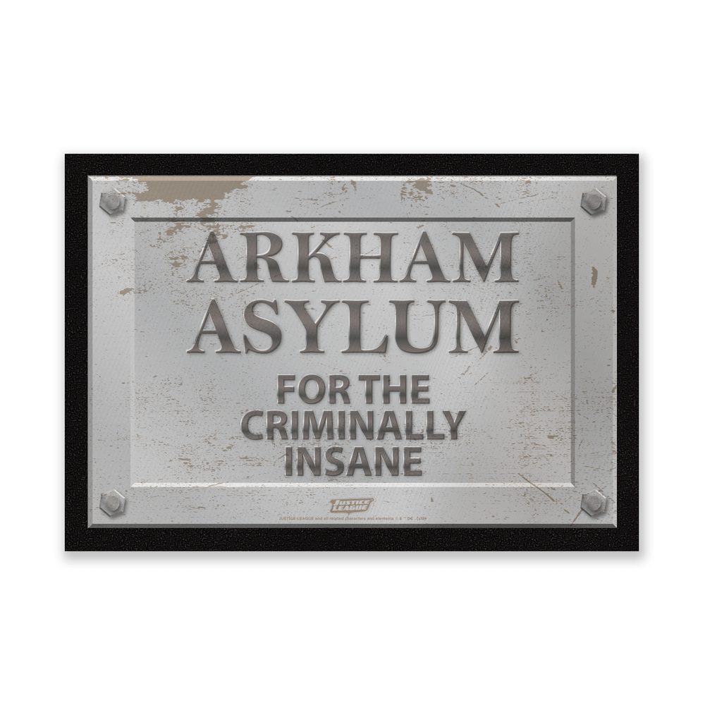 DC Comics Arkham Asylum Entrance Mat Afbeelding 1