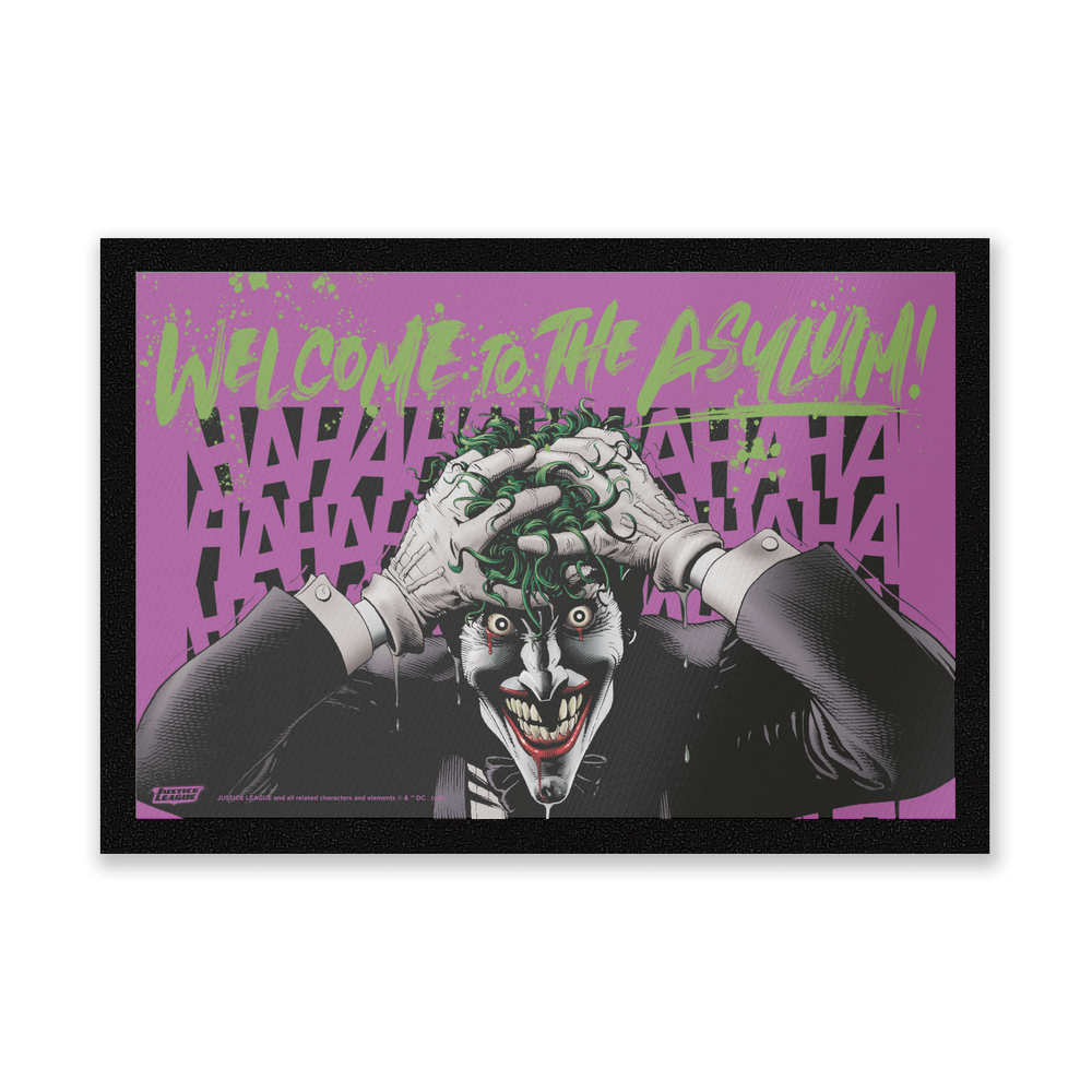 DC Comics Welcome To The Asylum Entrance Mat Afbeelding 1