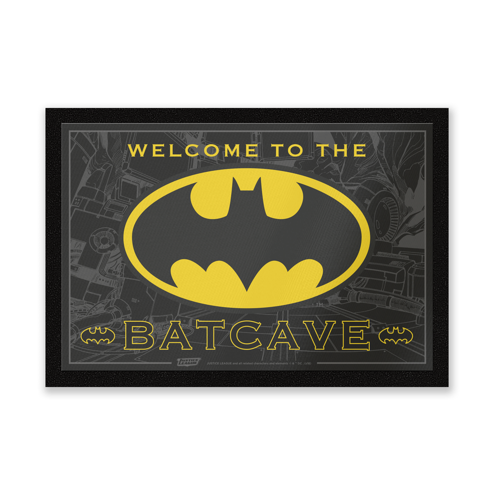DC Comics Welcome To The Batcave Entrance Mat Afbeelding 1