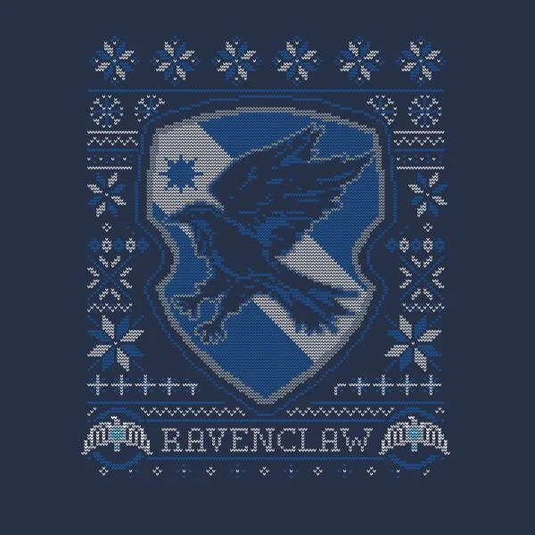 Harry Potter Ravenclaw Crest dames kerst t-shirt - Navy