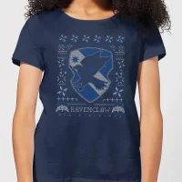 Harry Potter Ravenclaw Crest dames kerst t-shirt - Navy