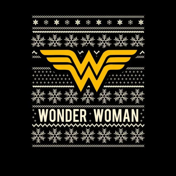 DC Wonder Woman Women's Christmas T-Shirt - Black