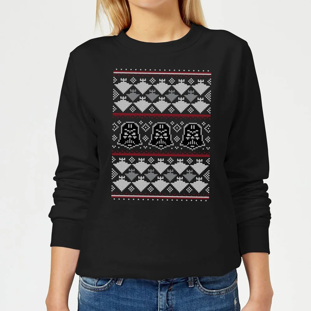 Star Wars Imperial Darth Vader Women's Christmas Jumper - Black - XS Afbeelding 1