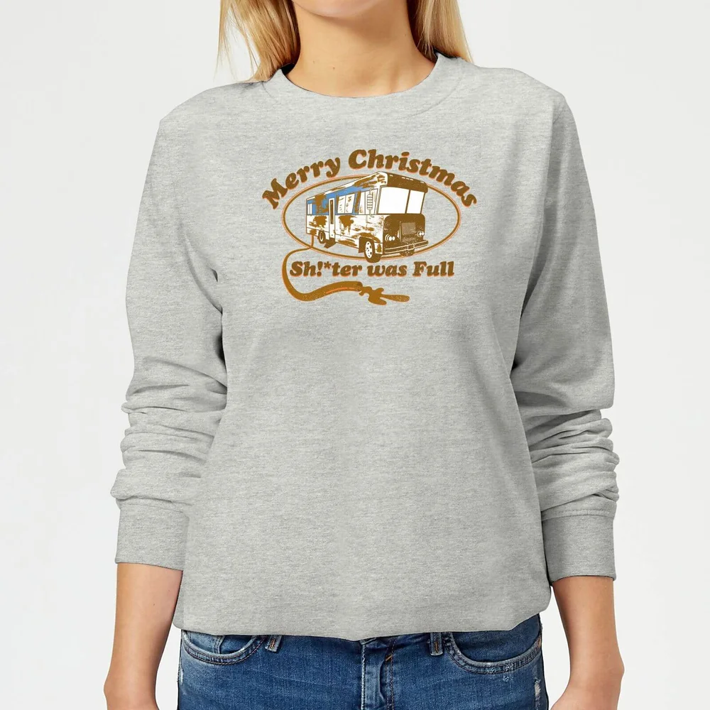 National Lampoon R.V. Women's Christmas Sweatshirt - Grey - 3XL - Grijs Afbeelding 1