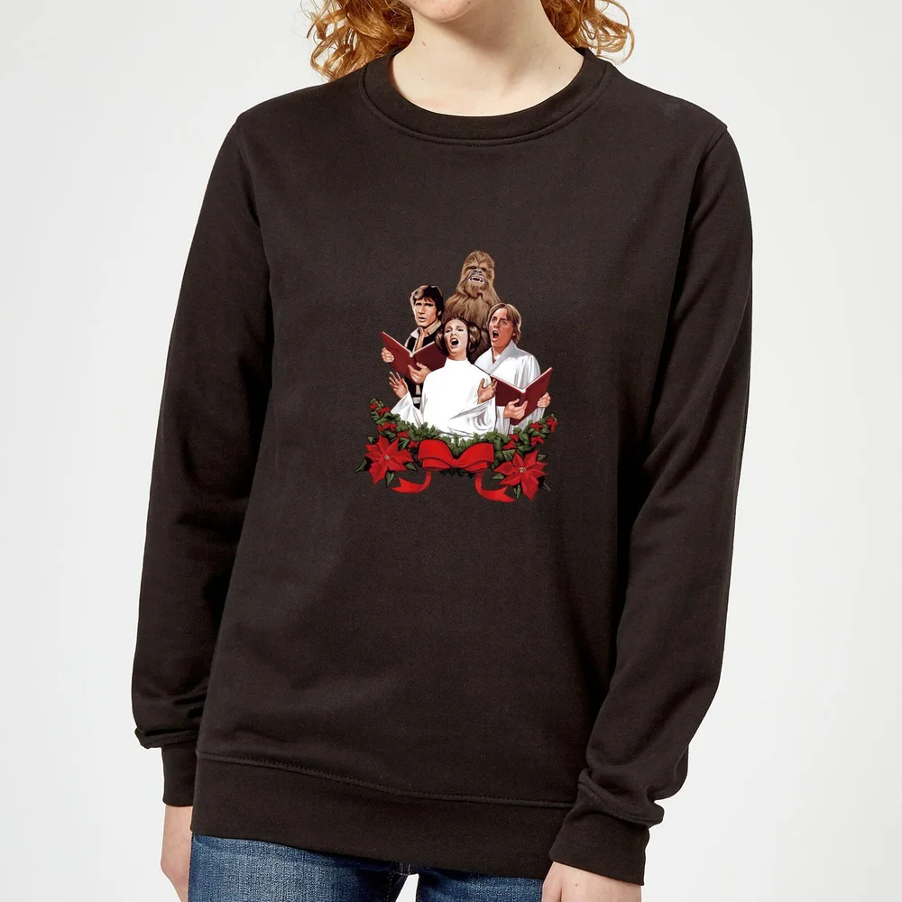 Star Wars Jedi Carols Women's Christmas Jumper - Black - XS Afbeelding 1