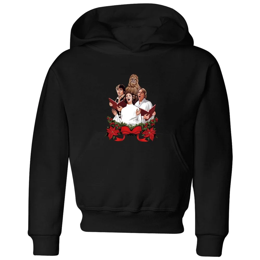 Star Wars Jedi Carols Kids' Christmas Hoodie - Black - 98/104 (3-4 jaar) Afbeelding 1