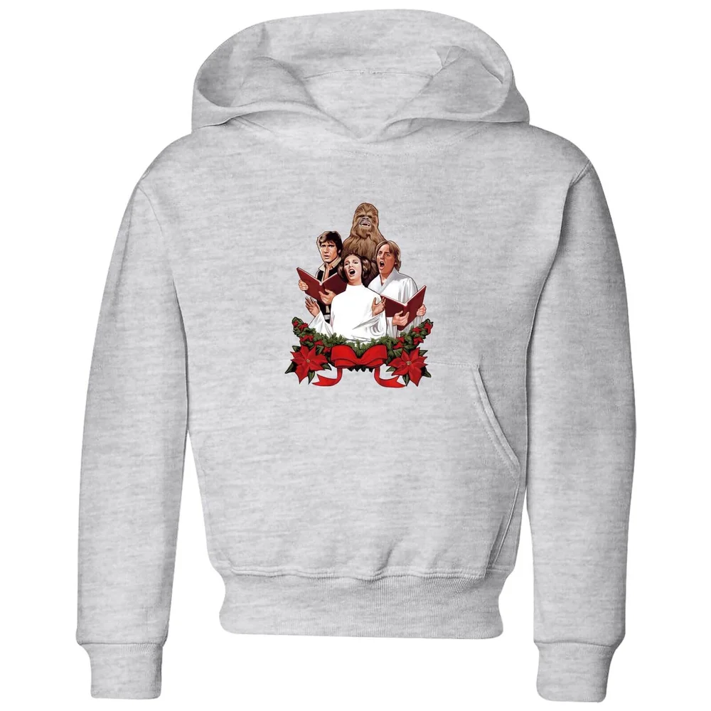 Star Wars Jedi Carols Kids' Christmas Hoodie - Grey - 98/104 (3-4 jaar) Afbeelding 1
