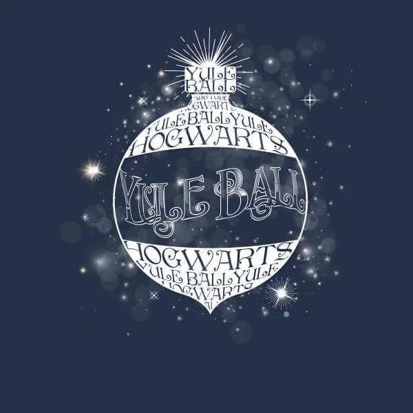 Harry Potter Yule Ball Baubel kerst t-shirt - Navy