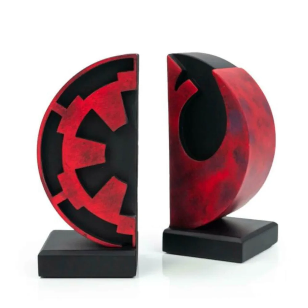 Gentle Giant Star Wars-boekensteunen met logo's van het Galactisch Keizerrijk / de rebellenalliantie (15 cm) Afbeelding 1