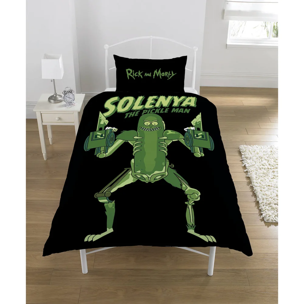 Rick & Morty Pickle Rick Duvet Set - Single - Multi Afbeelding 1
