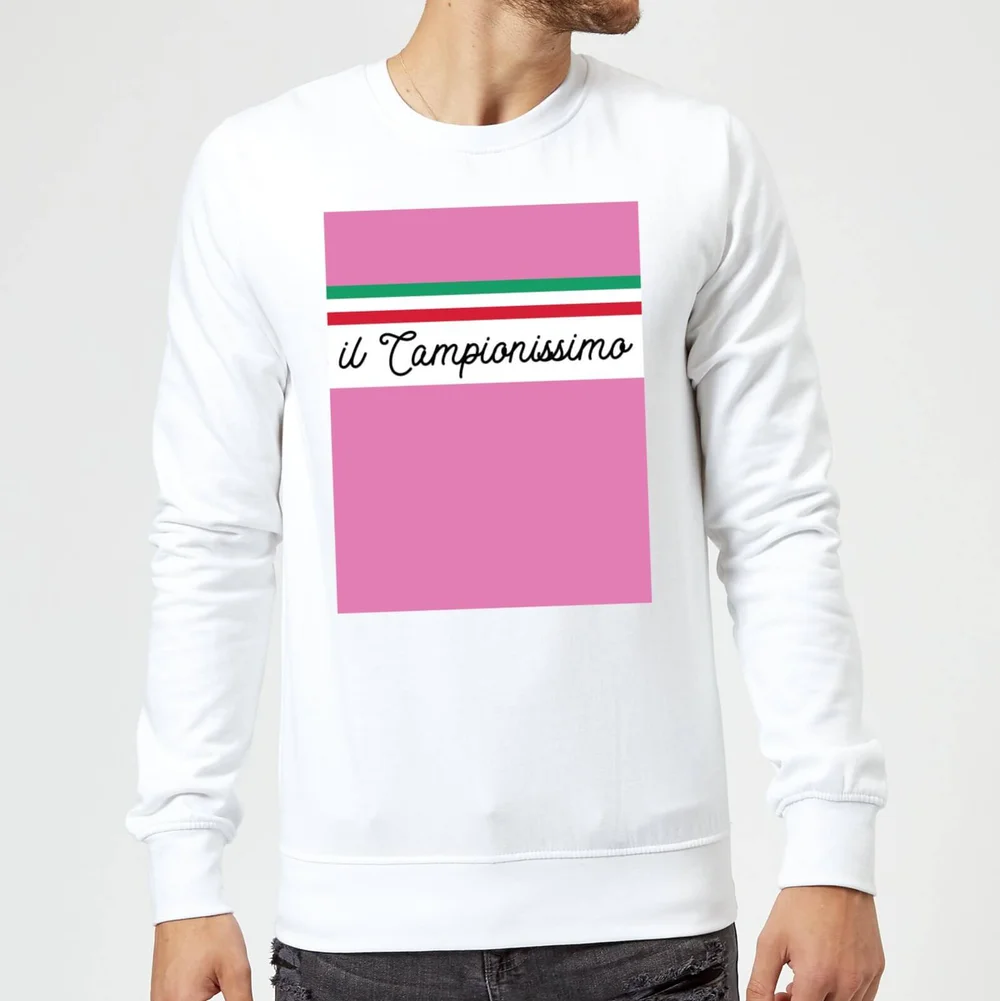 Summit Finish Il Campionissimo Sweatshirt - White - S - Wit Afbeelding 1