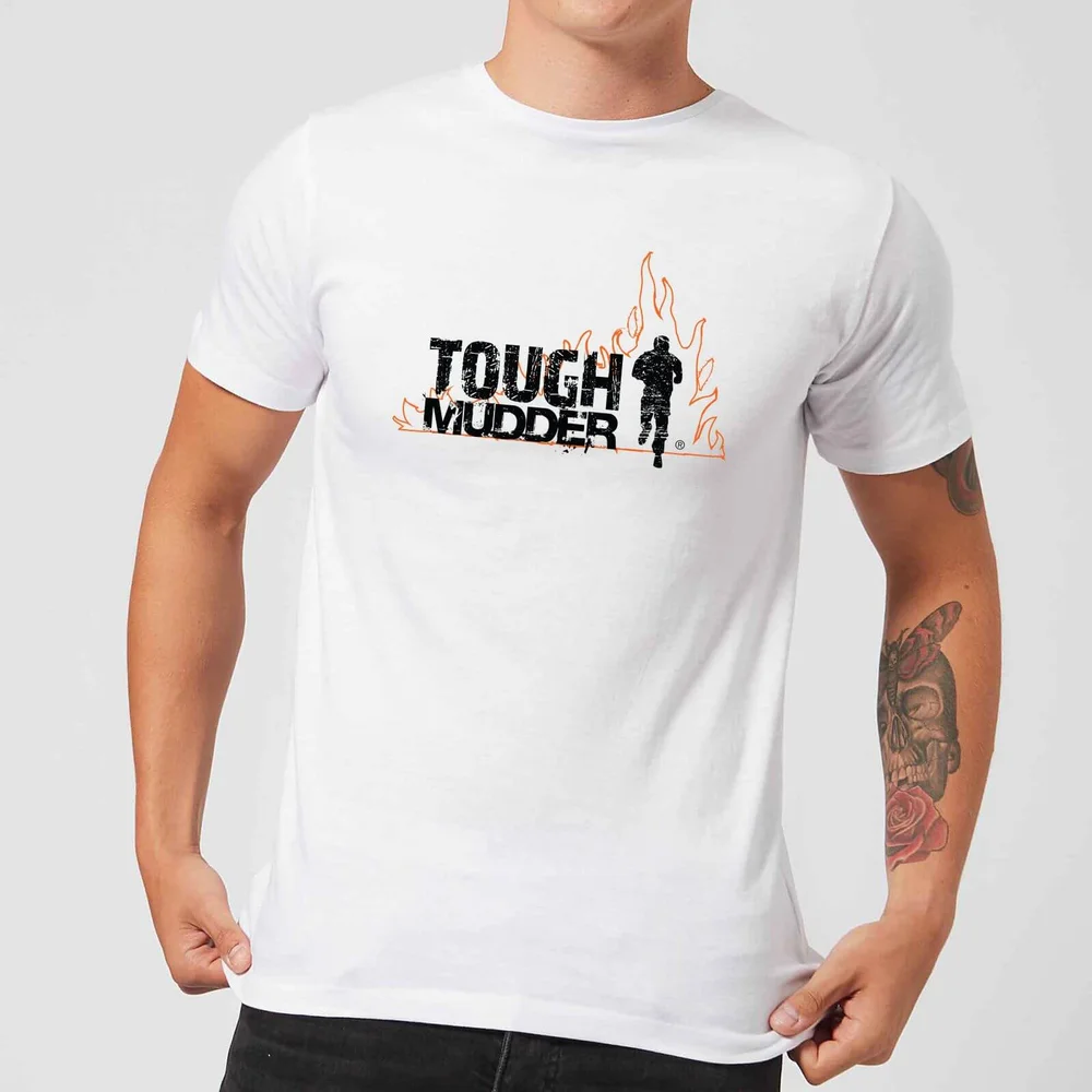 Tough Mudder Logo Men's T-Shirt - White - S - Wit Afbeelding 1
