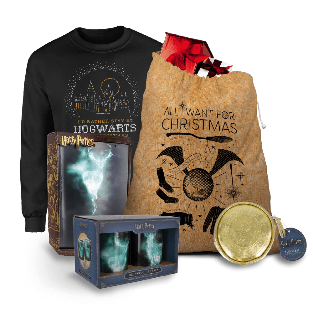 Harry Potter Mega Christmas Gift Set - Men's S - Zwart Afbeelding 1