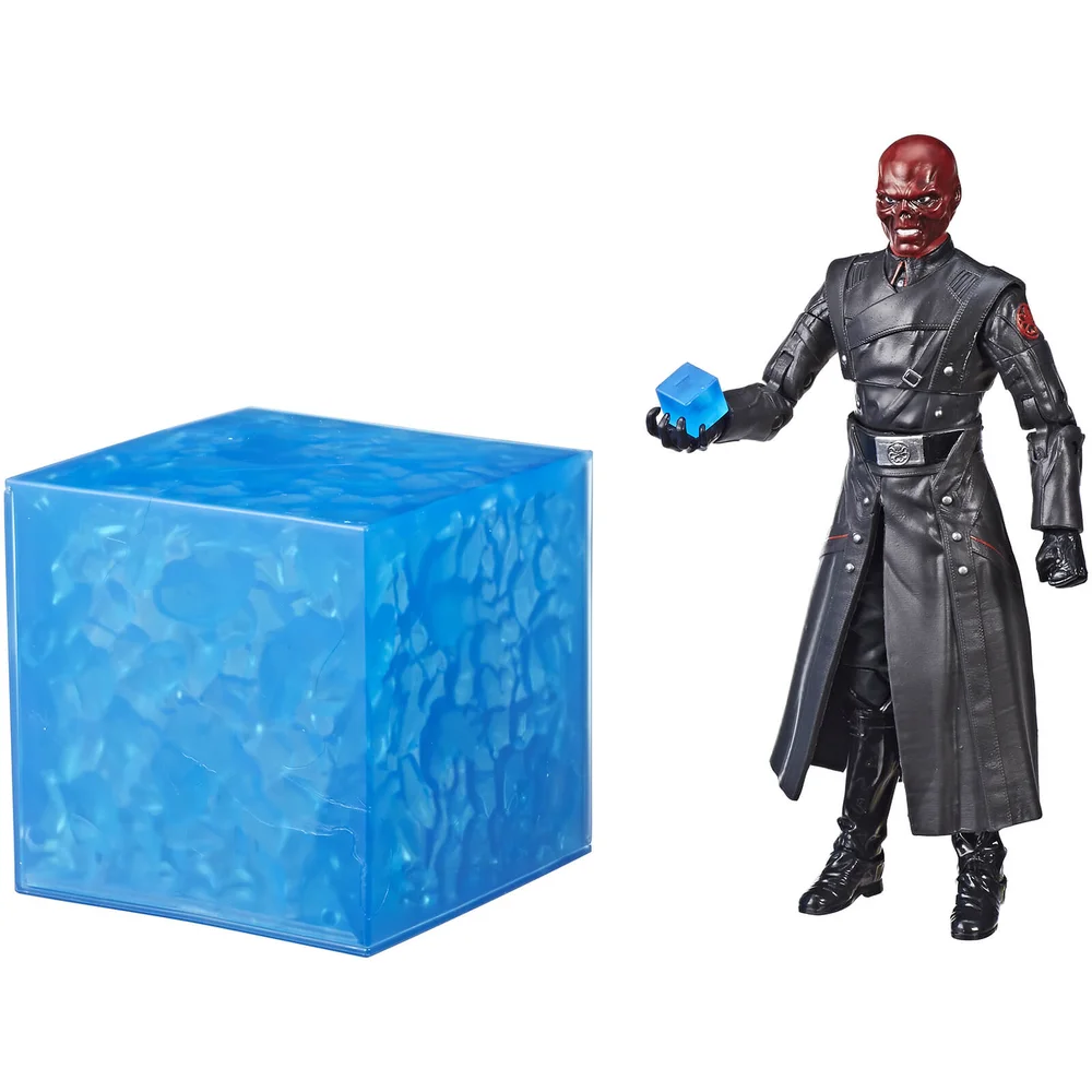 Hasbro Marvel Legends Series Captain America Red Skull Figure and Electronic Tesseract SDCC Afbeelding 1