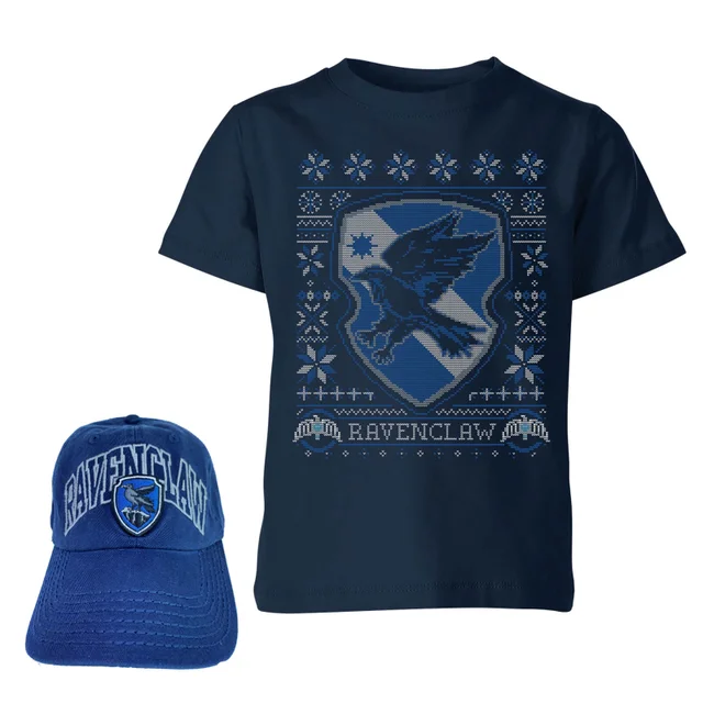 Harry Potter Ravenclaw T-shirt en pet bundel - Navy