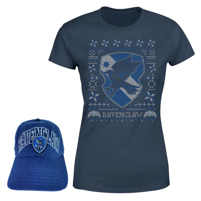 Harry Potter Ravenclaw T-shirt en pet bundel - Navy
