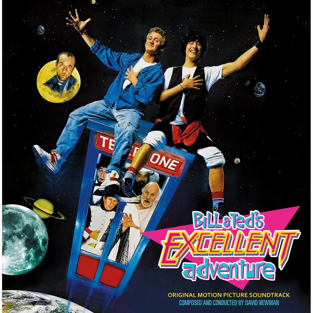Bill and Ted's Excellent Adventure (originele filmsoundtrack) Limited Edition LP - Zavvi Exclusive Afbeelding 1
