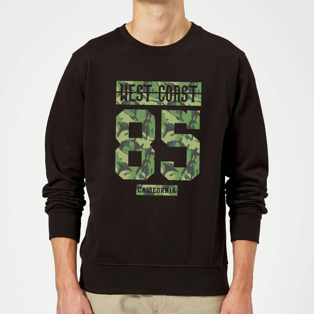 Camo West Coast Sweatshirt - Black - S Afbeelding 1