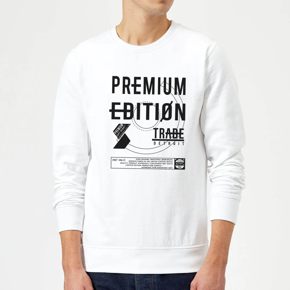 Premium Edition Sweatshirt - White - M Afbeelding 1