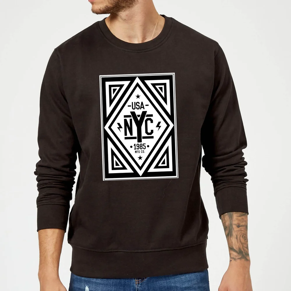NYC Diamond Sweatshirt - Black - S Afbeelding 1