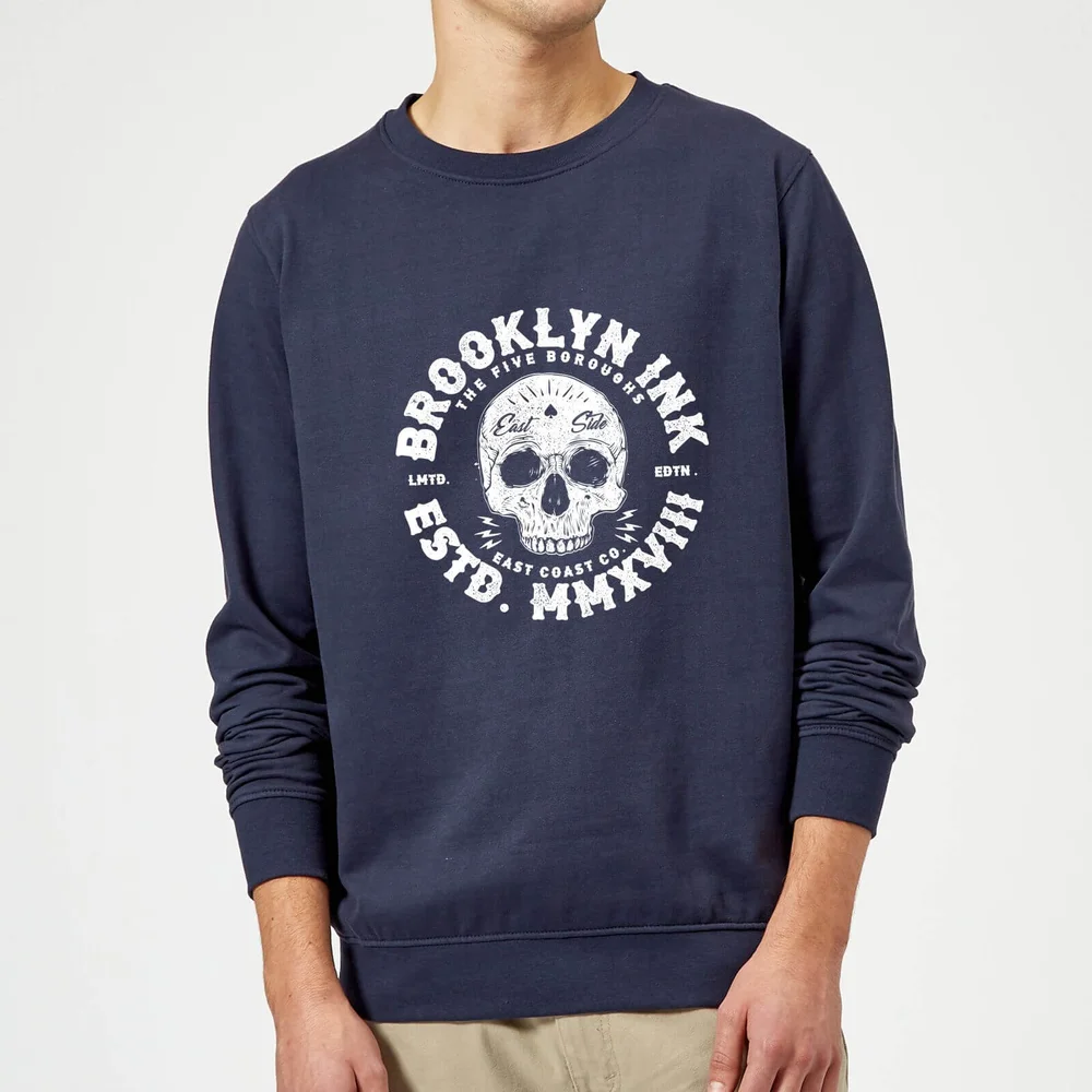 Brooklyn Ink Sweatshirt - Navy - S Afbeelding 1