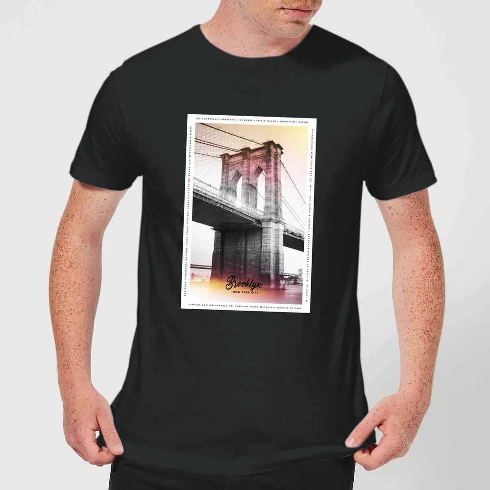 Brooklyn Bridge Men's T-Shirt - Black - M Afbeelding 1