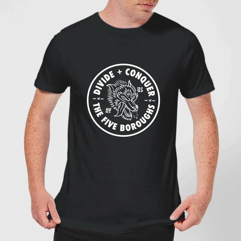 The Five Boroughs Men's T-Shirt - Black - S Afbeelding 1