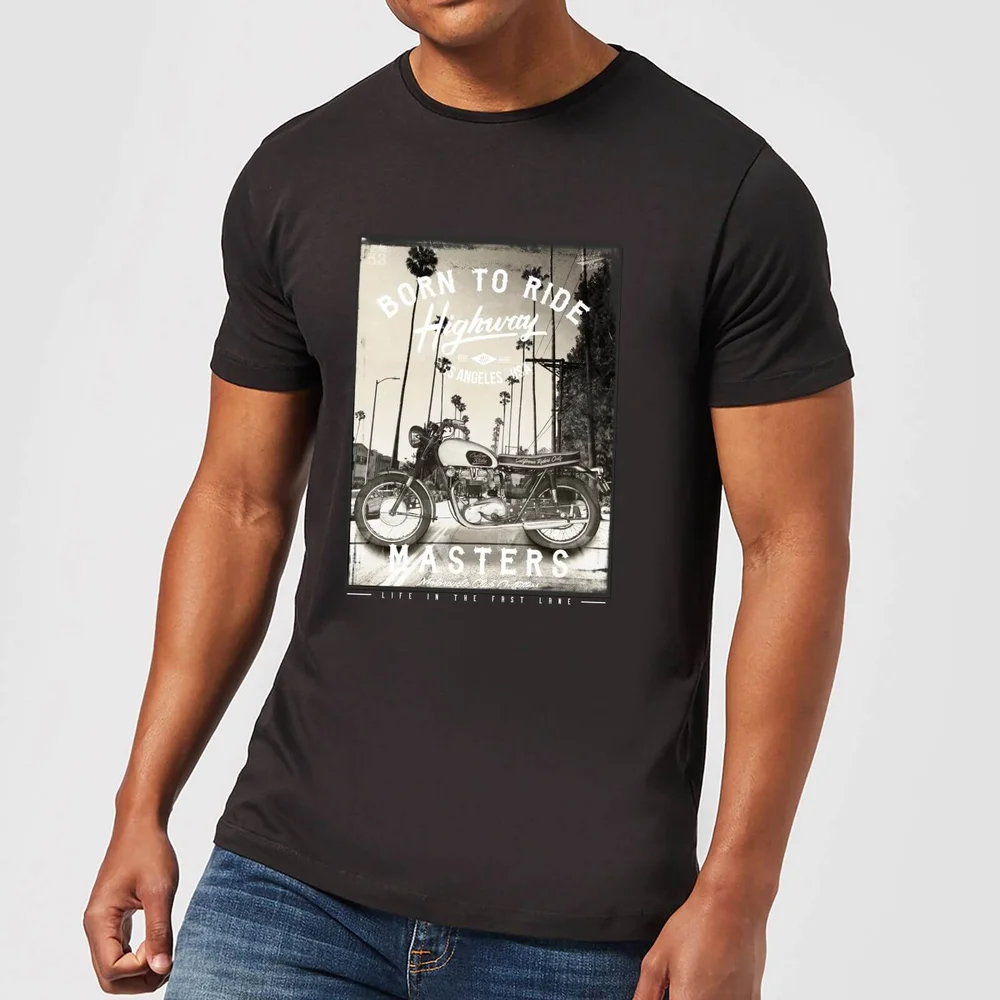 Born To Ride Men's T-Shirt - Black - XL Afbeelding 1