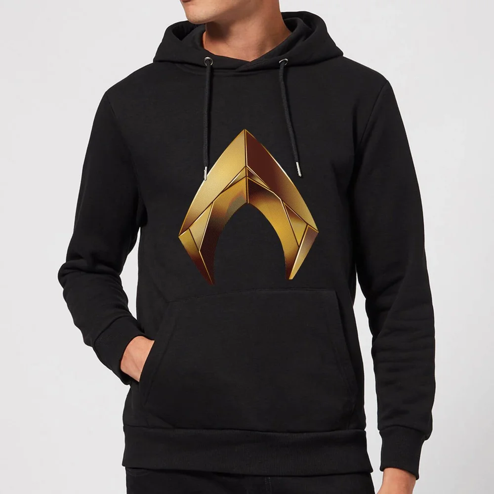 Aquaman Symbol hoodie - Zwart - S Afbeelding 1