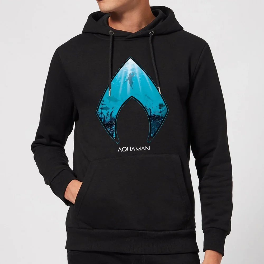 Aquaman Deep hoodie - Zwart - S Afbeelding 1