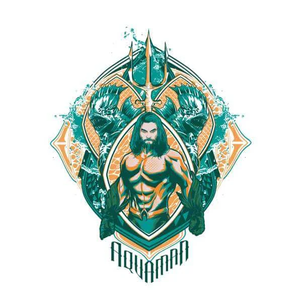 Aquaman Seven Kingdoms trui - Wit