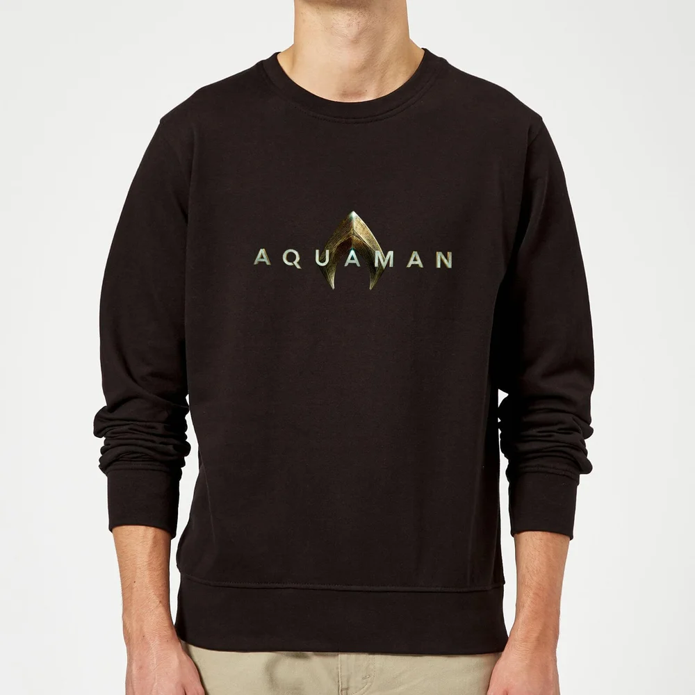 Aquaman Title trui - Zwart - S Afbeelding 1
