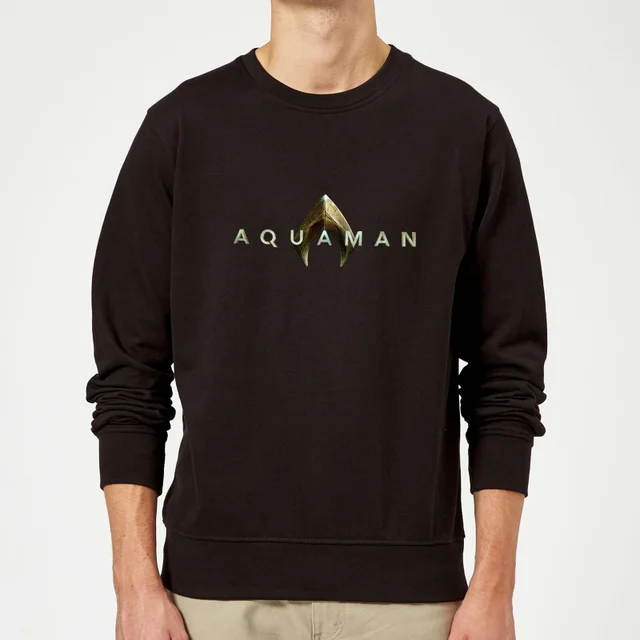 Aquaman Title trui - Zwart