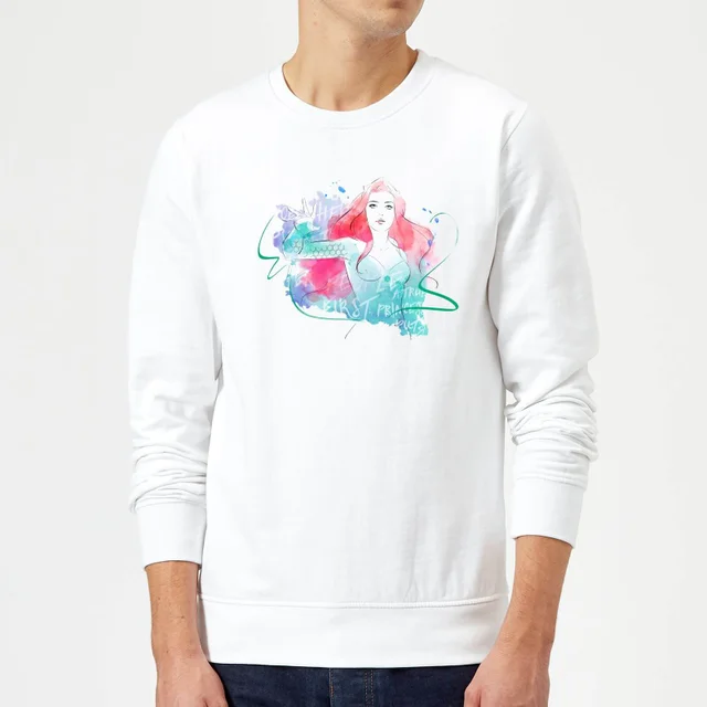 Aquaman Mera First Princess trui - Wit