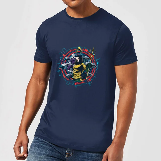 Aquaman Circular Portrait t-shirt - Navy