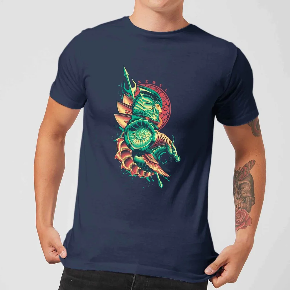 Aquaman Xebel t-shirt - Navy - S Afbeelding 1
