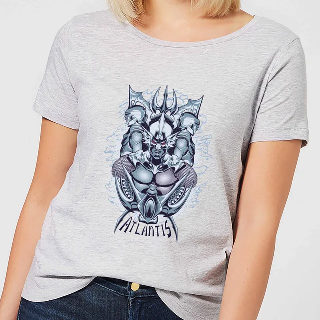 Aquaman Atlantis Seven Kingdoms dames t-shirt - Grijs