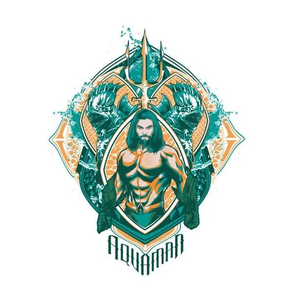 Aquaman Seven Kingdoms dames t-shirt - Wit