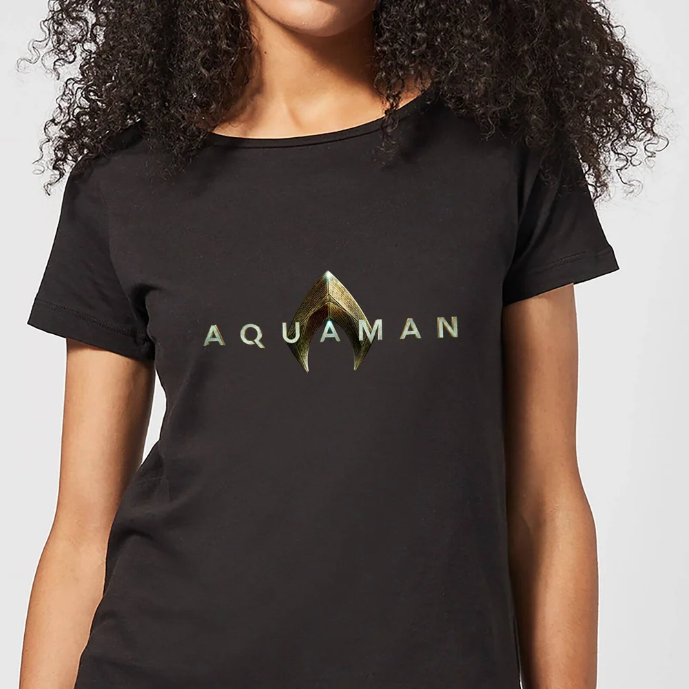 Aquaman Title dames t-shirt - Zwart - XS Afbeelding 1