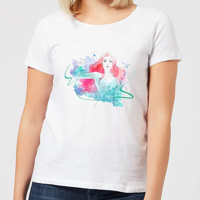 Aquaman Mera First Princess dames t-shirt - Wit
