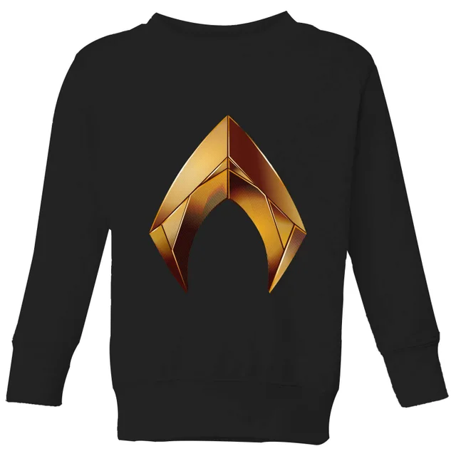 Aquaman Symbol kindertrui - Zwart