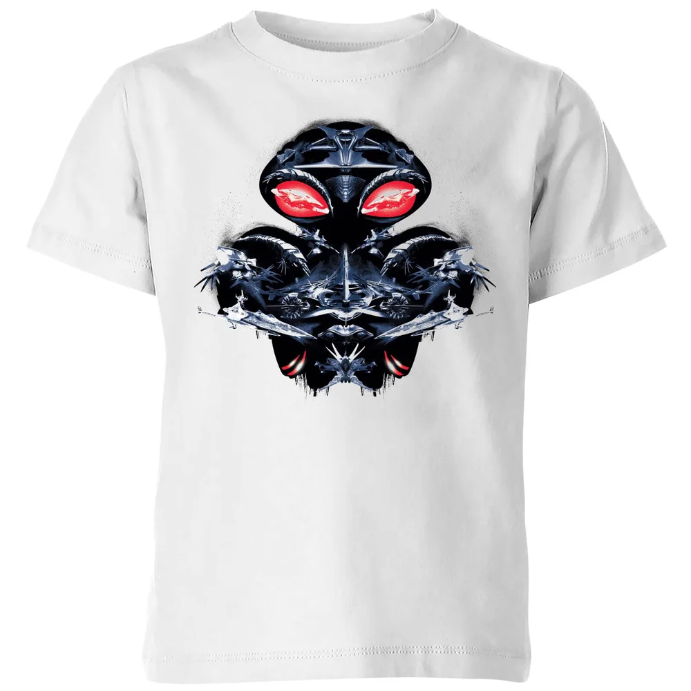 Aquaman Black Manta Sea At War kinder t-shirt - Wit - 98/104 (3-4 jaar) Afbeelding 1