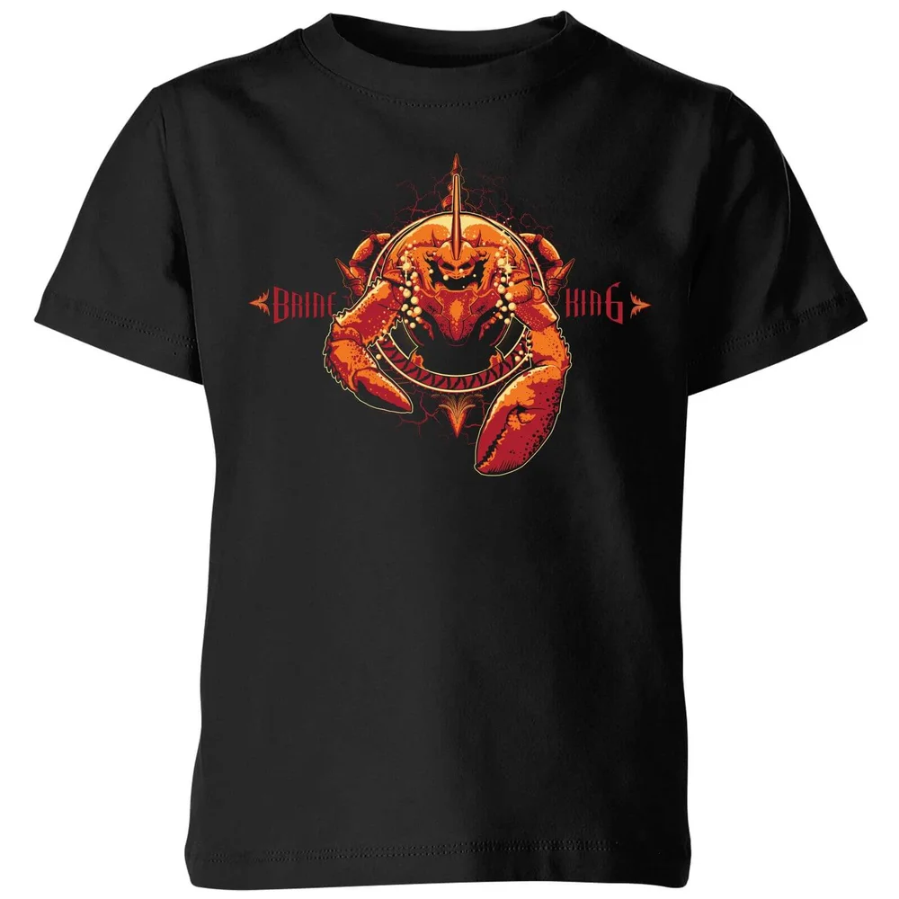 Aquaman Brine King kinder t-shirt - Zwart - 98/104 (3-4 jaar) Afbeelding 1