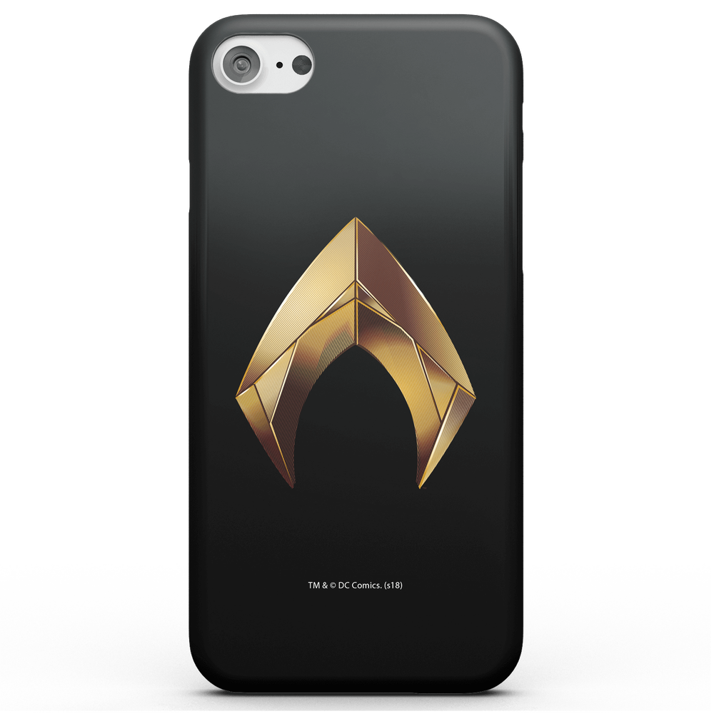 Aquaman Gold Logo telefoonhoesje - iPhone 5/5s - Snap case - mat Afbeelding 1
