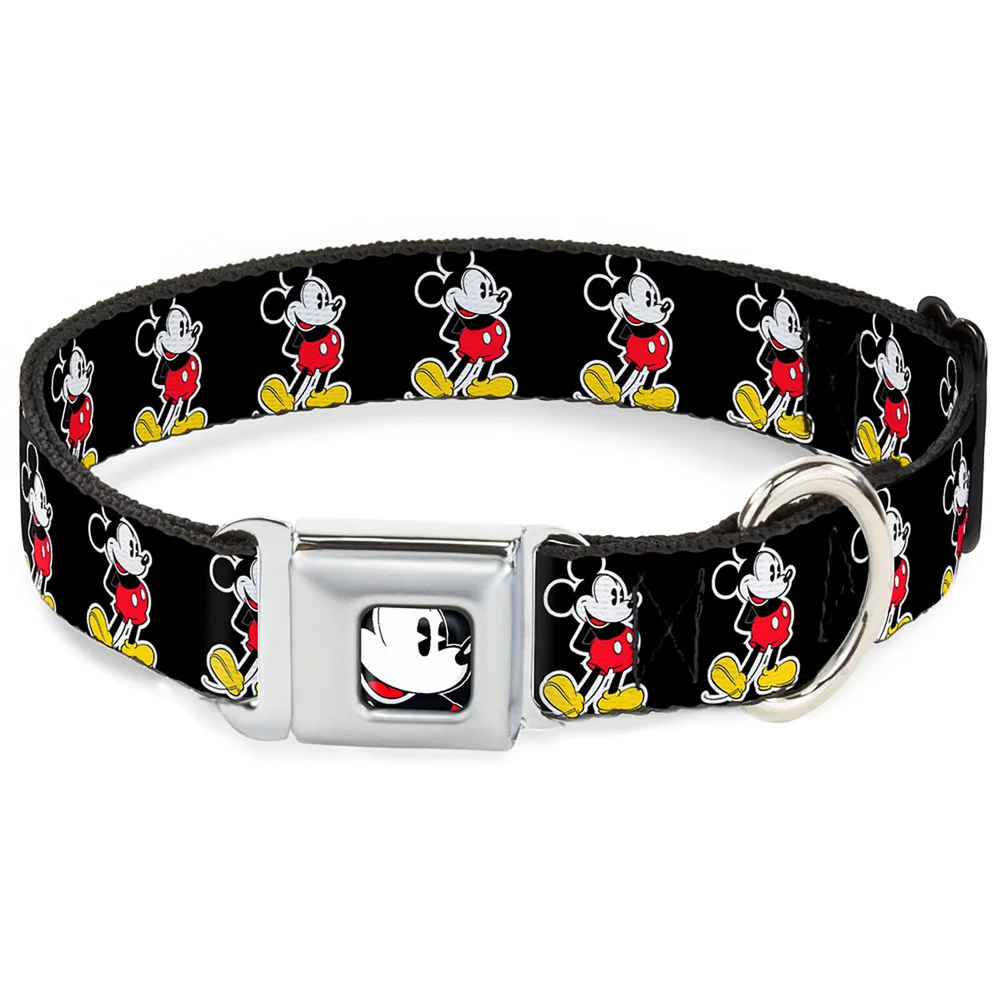 Buckle-Down Classic Mickey Mouse Dog Collar (Various Sizes) - S/13-18 Inches Afbeelding 1