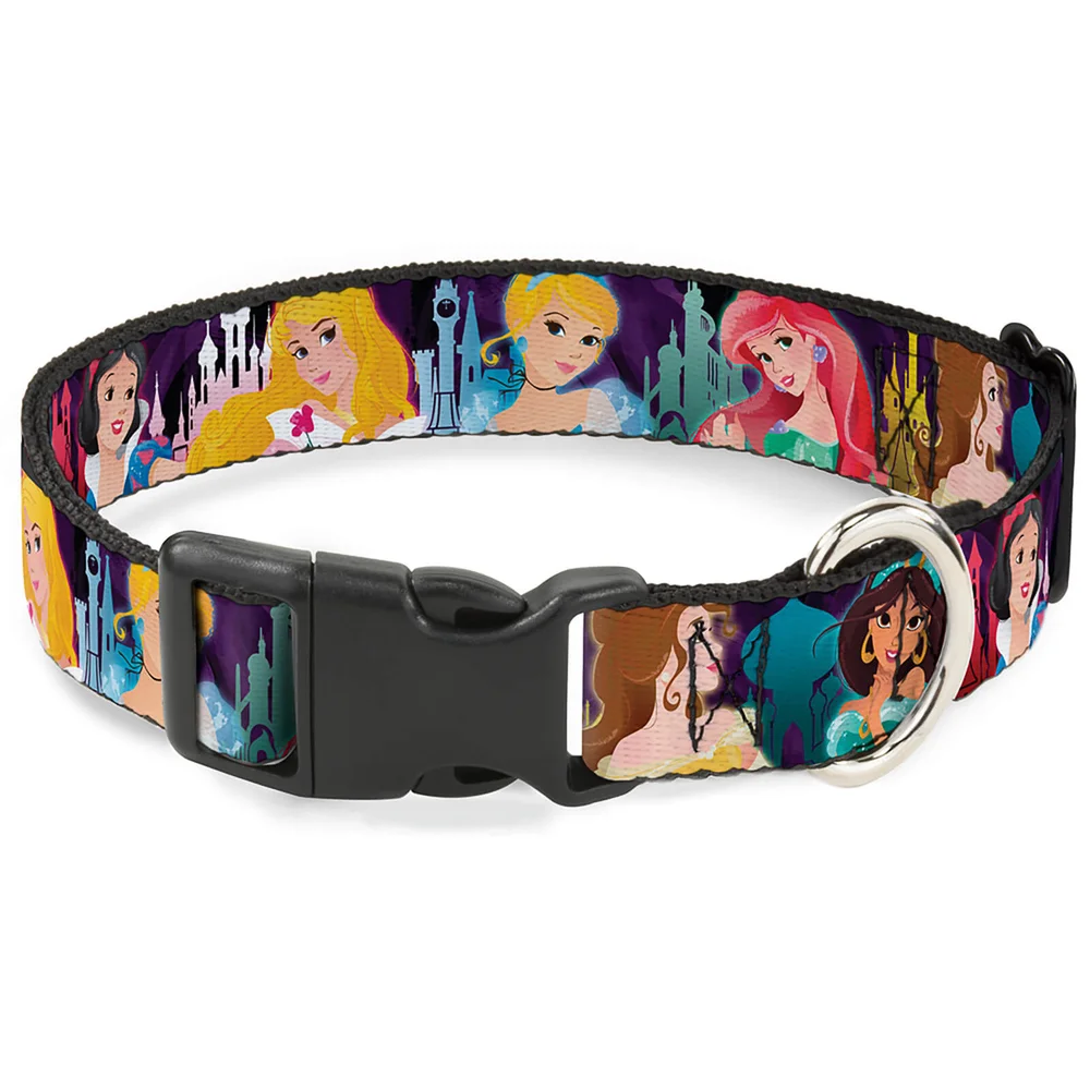 Buckle-Down Disney Princess Plastic Clip Dog Collar (Various Sizes) - S/13-18 Inches Afbeelding 1